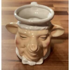 Cooks Club Hog Pig Chef Large Coffee Mug 14 oz